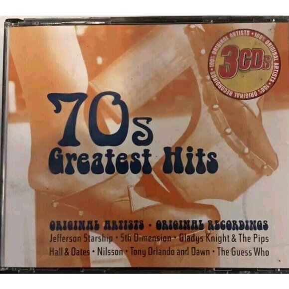 Seventies Greatest Hits Three CDs in the Case! by Various Artist (CD, 2004) - Picture 8 of 8